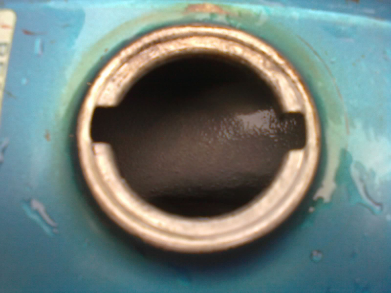Flat grey metal after acid etch